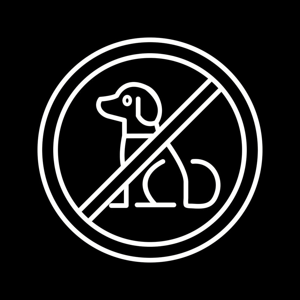 No Pets Vector Icon