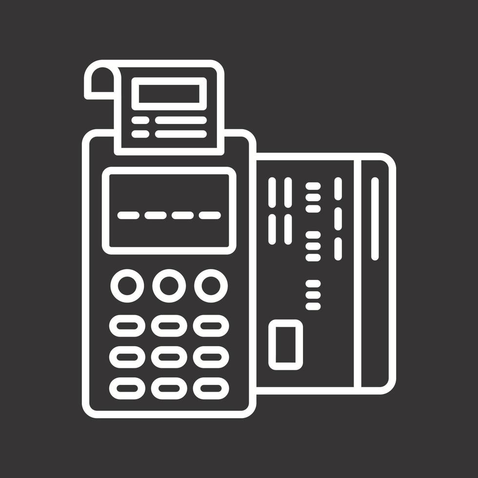 Pos Terminal Vector Icon