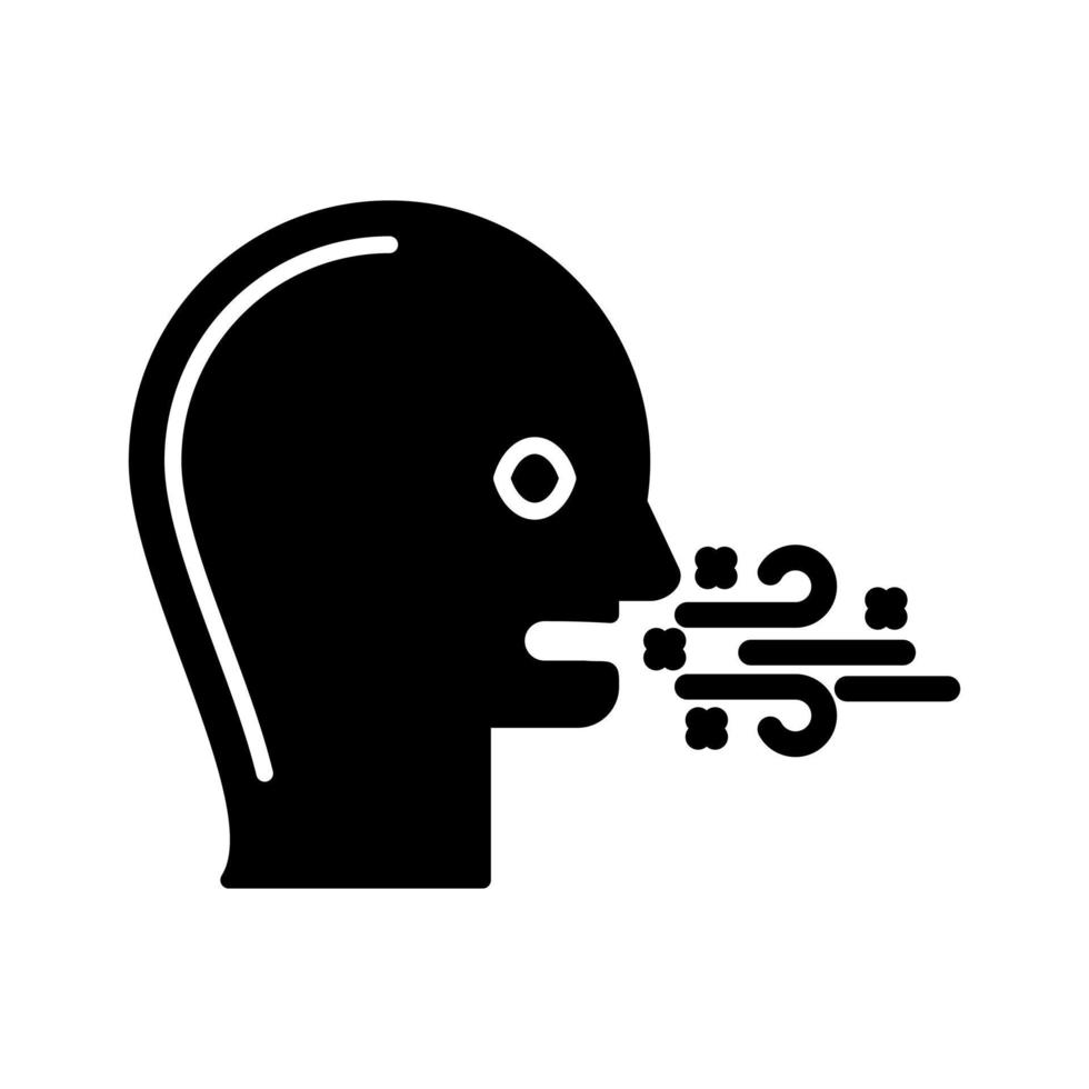 Bad Breath Vector Icon