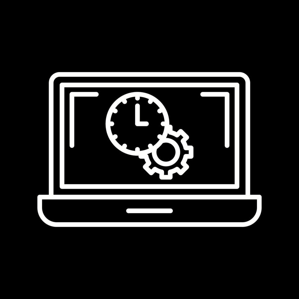 icono de vector de tiempo flexible