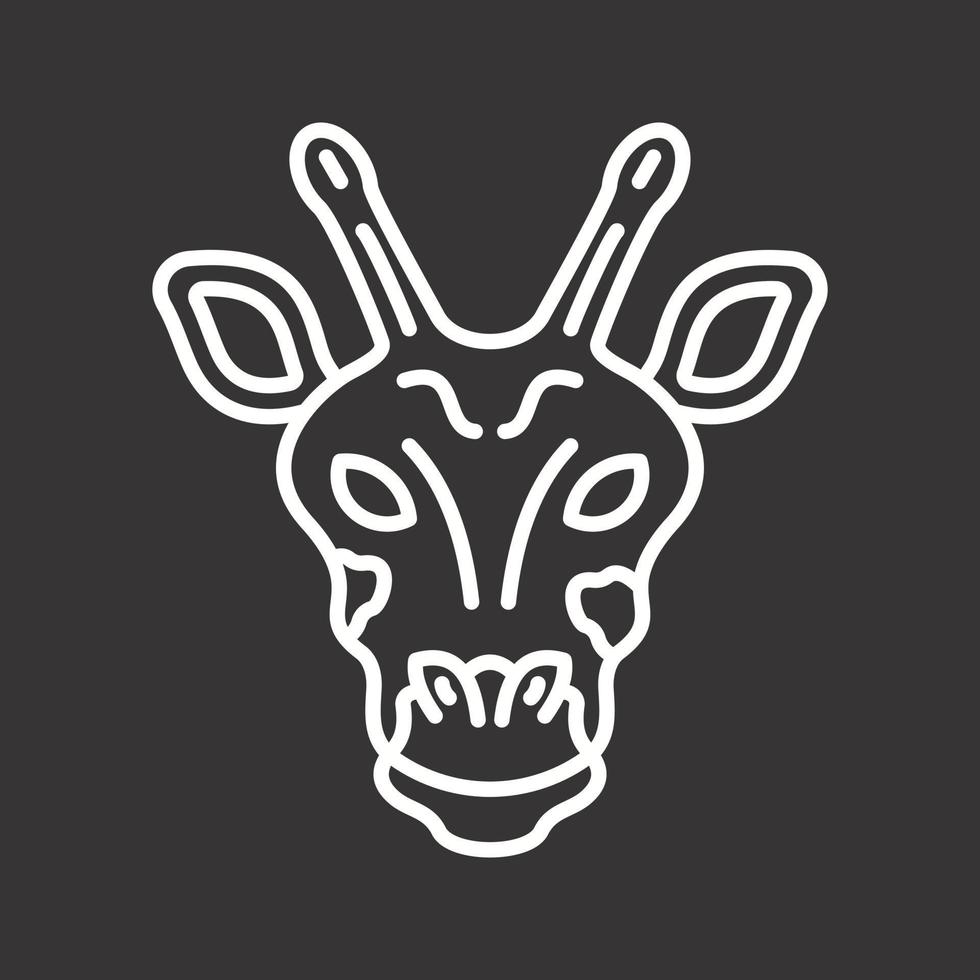 Giraffe Vector Icon