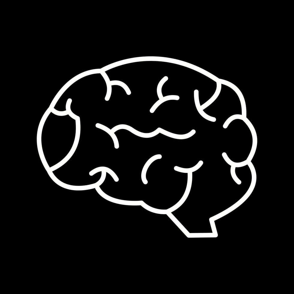 icono de vector de cerebro