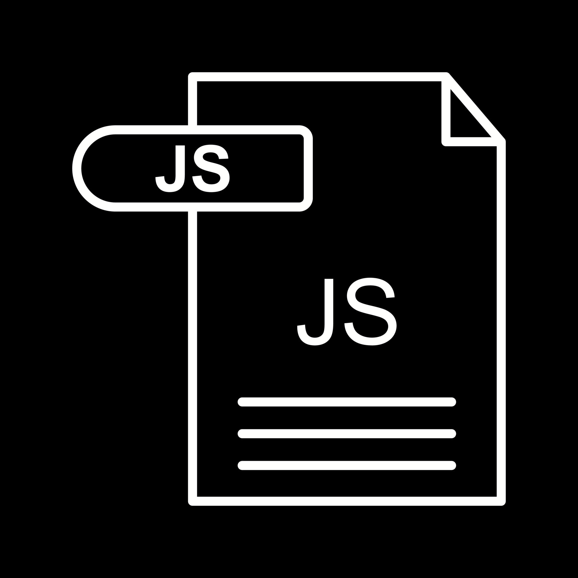 JS Vector Icon 14783203 Vector Art at Vecteezy