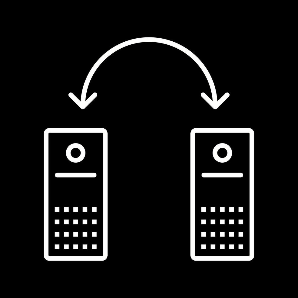 Unique Connected Systems Vector Icon