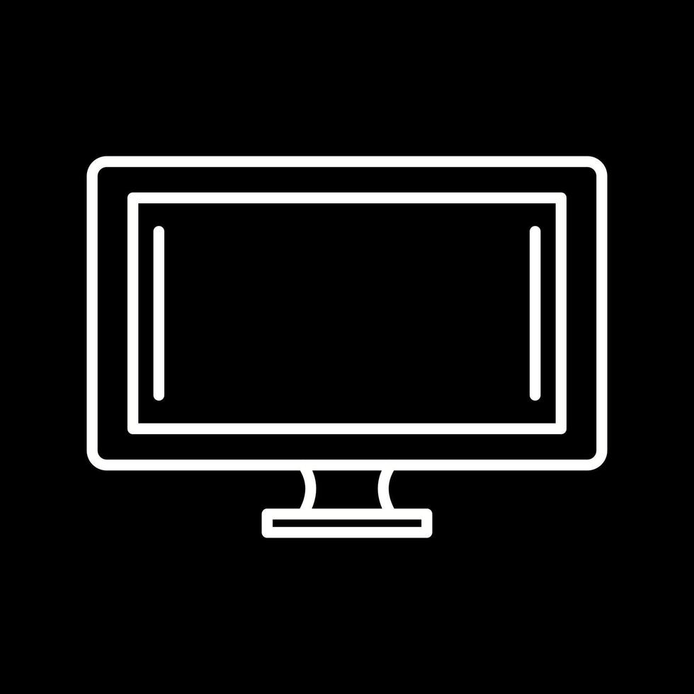 monitor de icono de vector