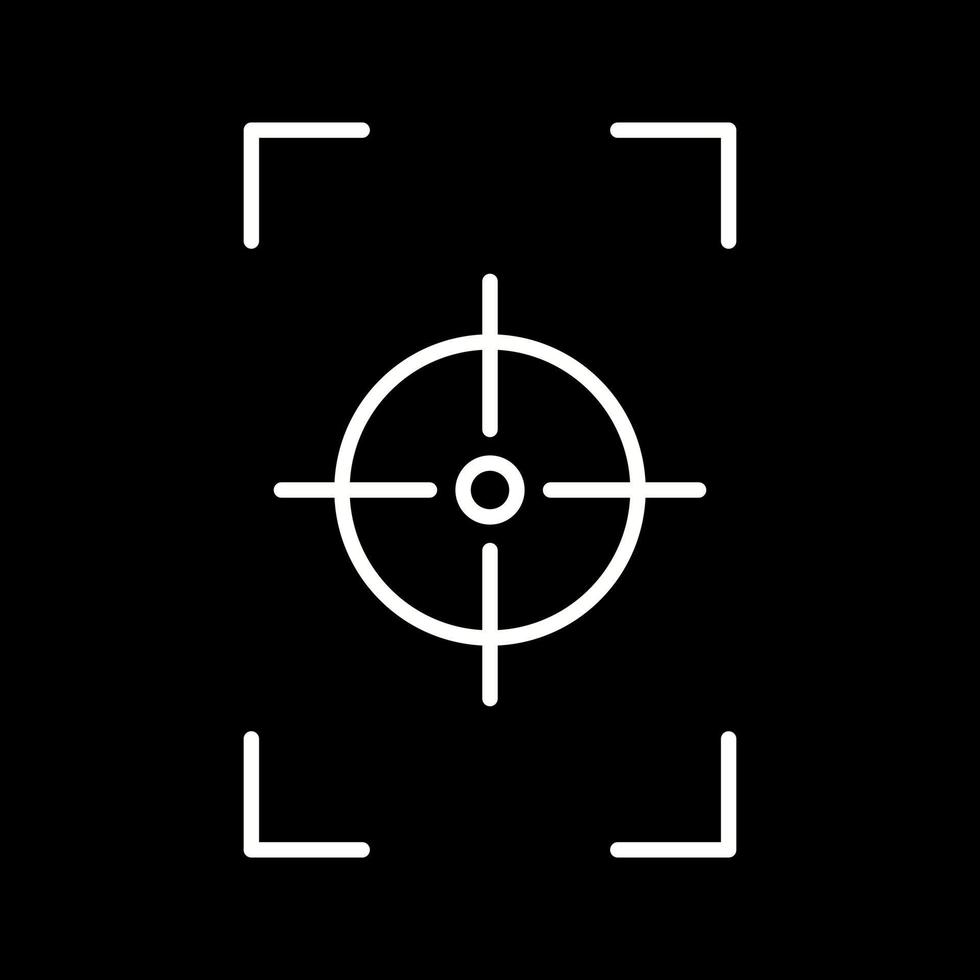Unique Focus Vertical Vector Icon
