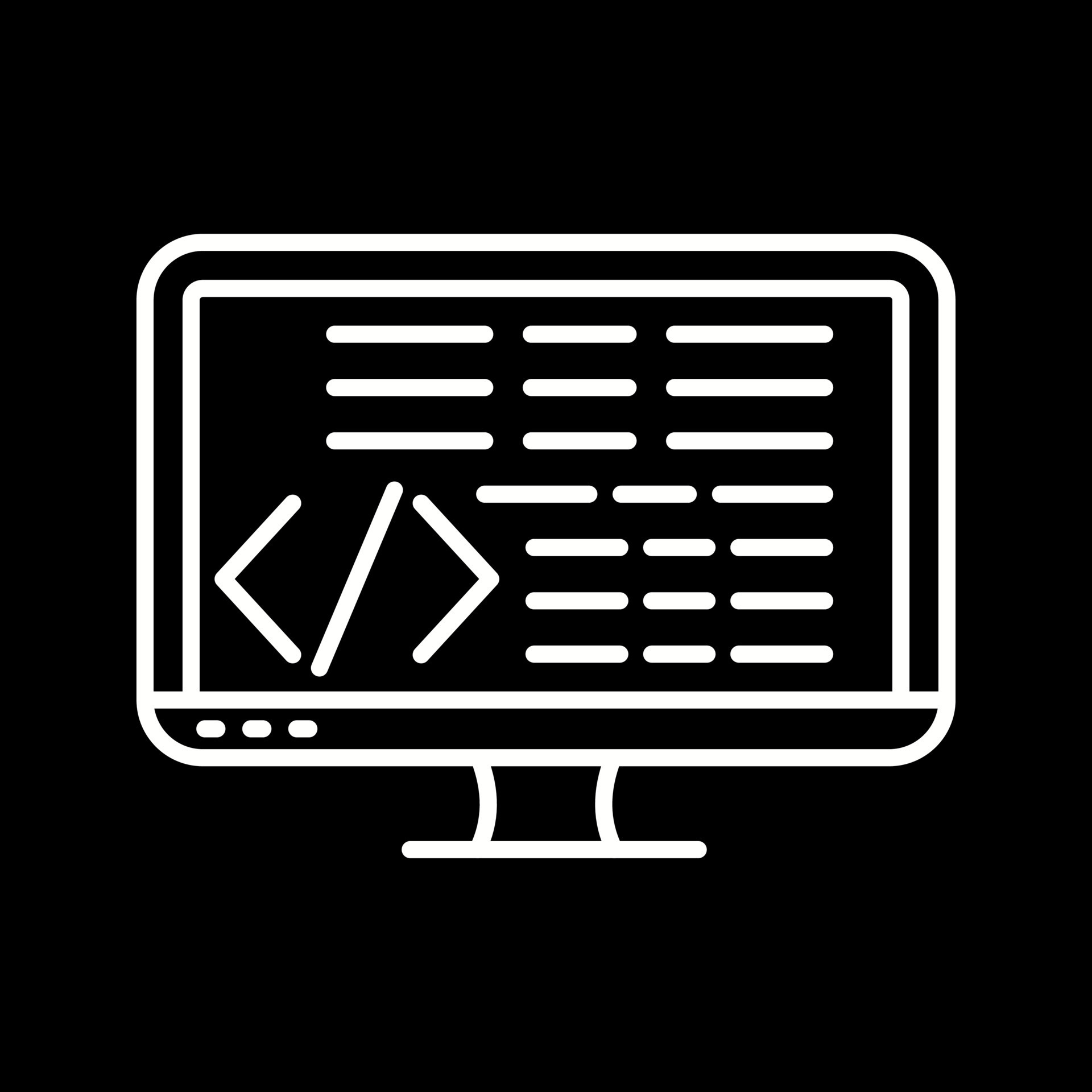 Coding Vector Icon 14783857 Vector Art at Vecteezy