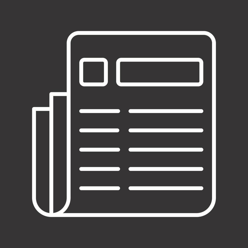 News Paper Vector Icon