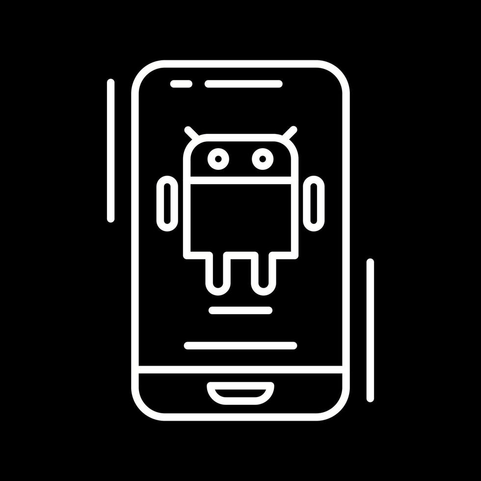 icono de vector de Android