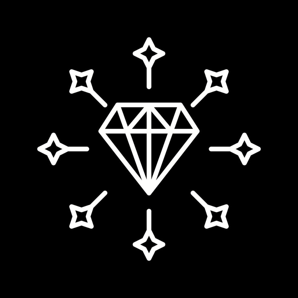 icono de vector de diamante