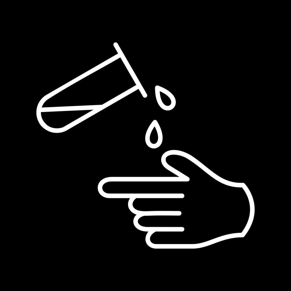 Corrosive Hazard Vector Icon