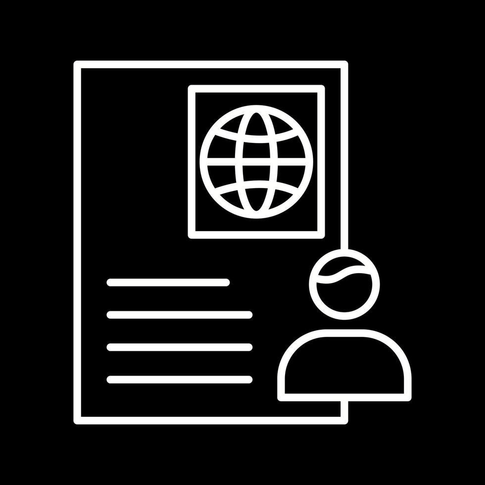 Global Profile Vector Icon
