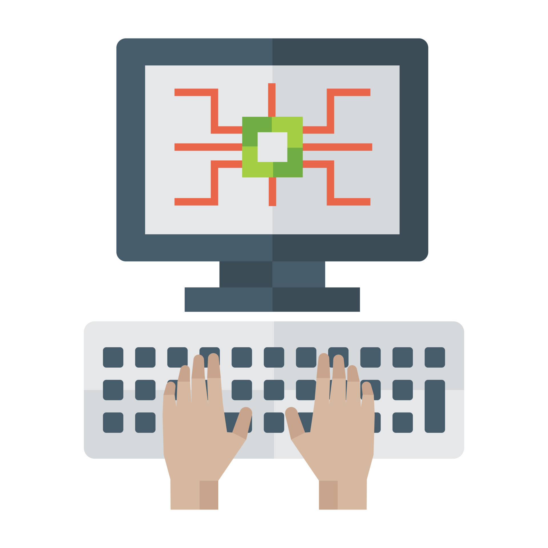 Trendy Computer Programming 14784517 Vector Art at Vecteezy