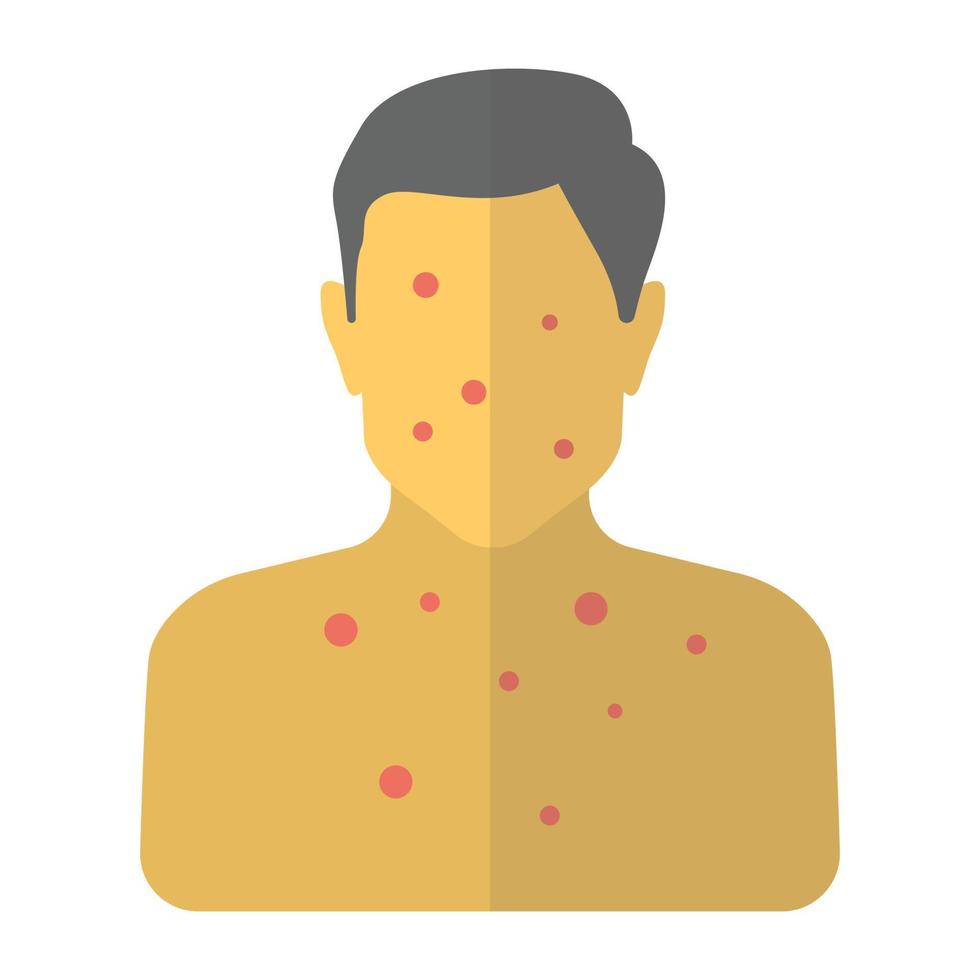 Trendy Chickenpox Concepts vector