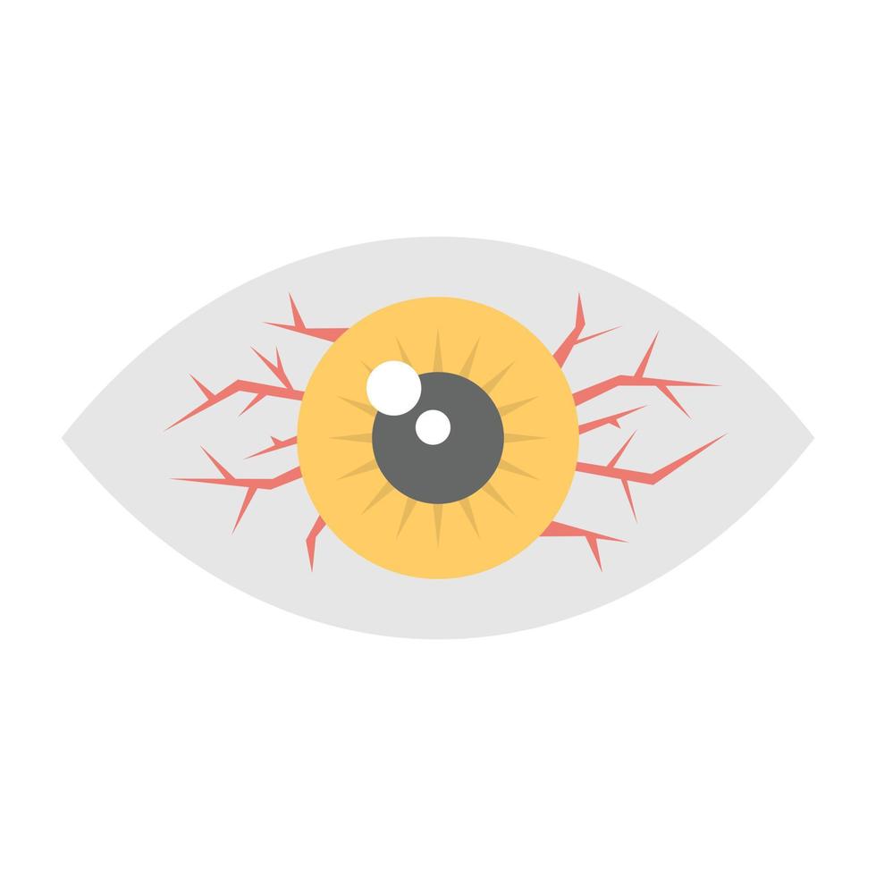 Trendy Eye Infection vector