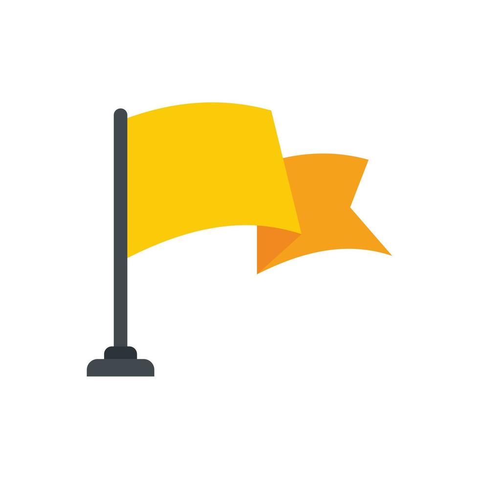 icono de la bandera del videojuego vector aislado plano