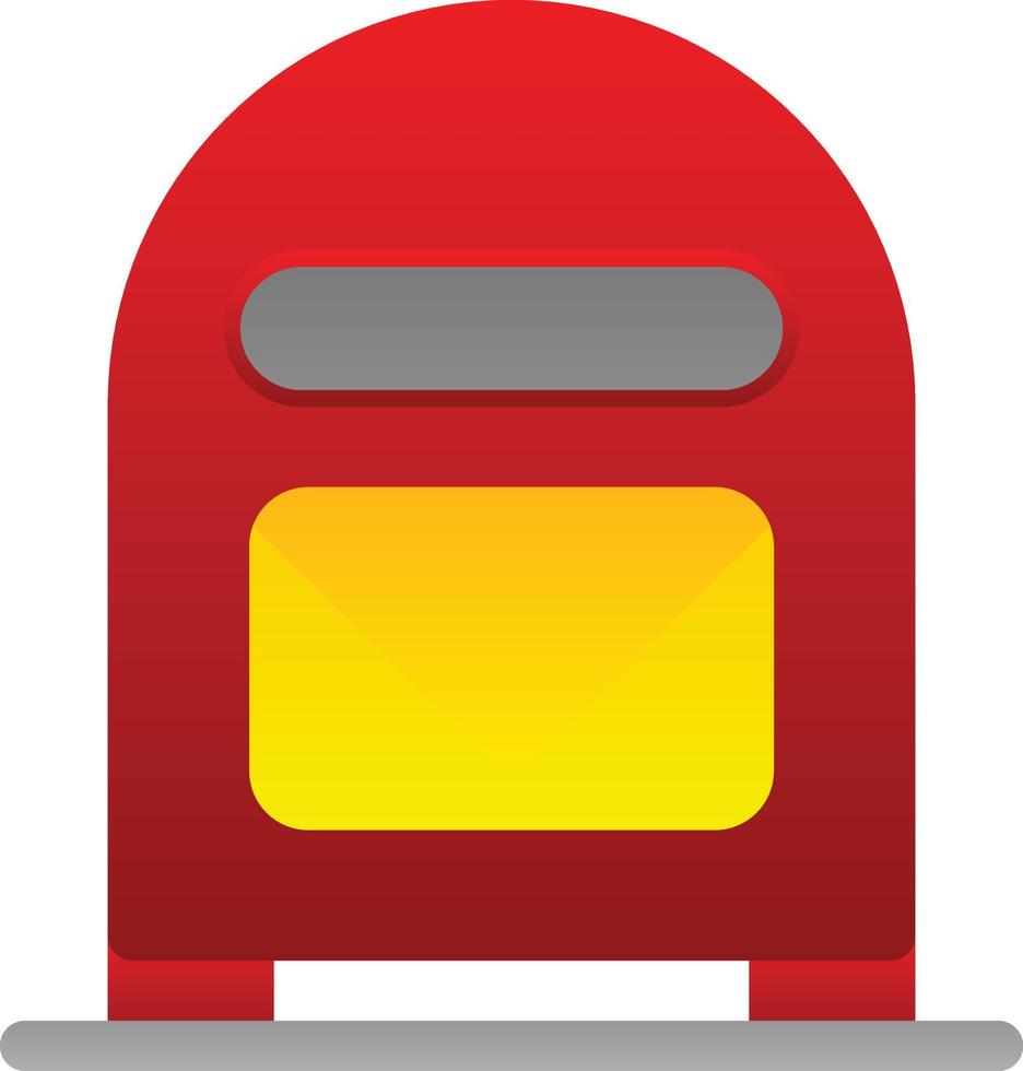 Mailbox Vector Icon Design