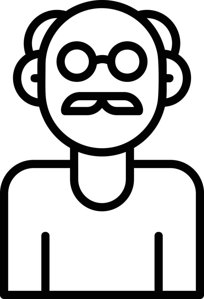 diseño de icono de vector de personas mayores