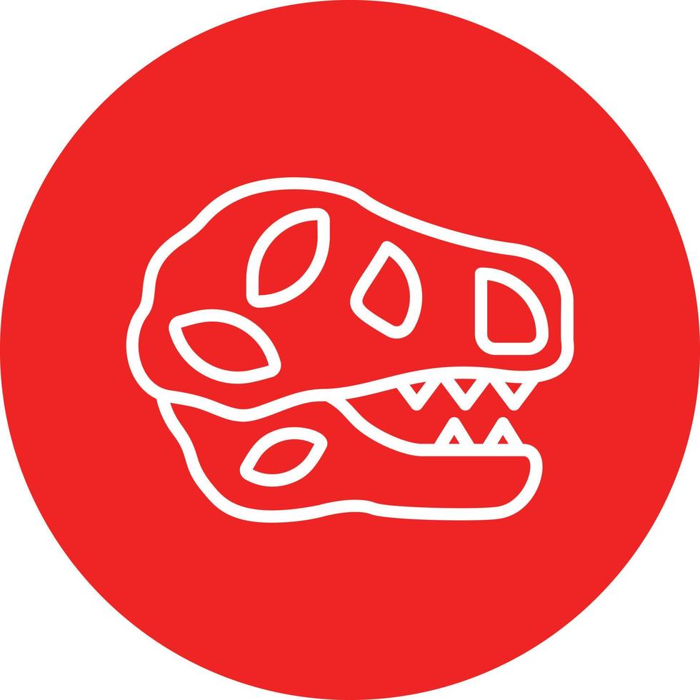 Tyrannosaurus Vector Icon Design