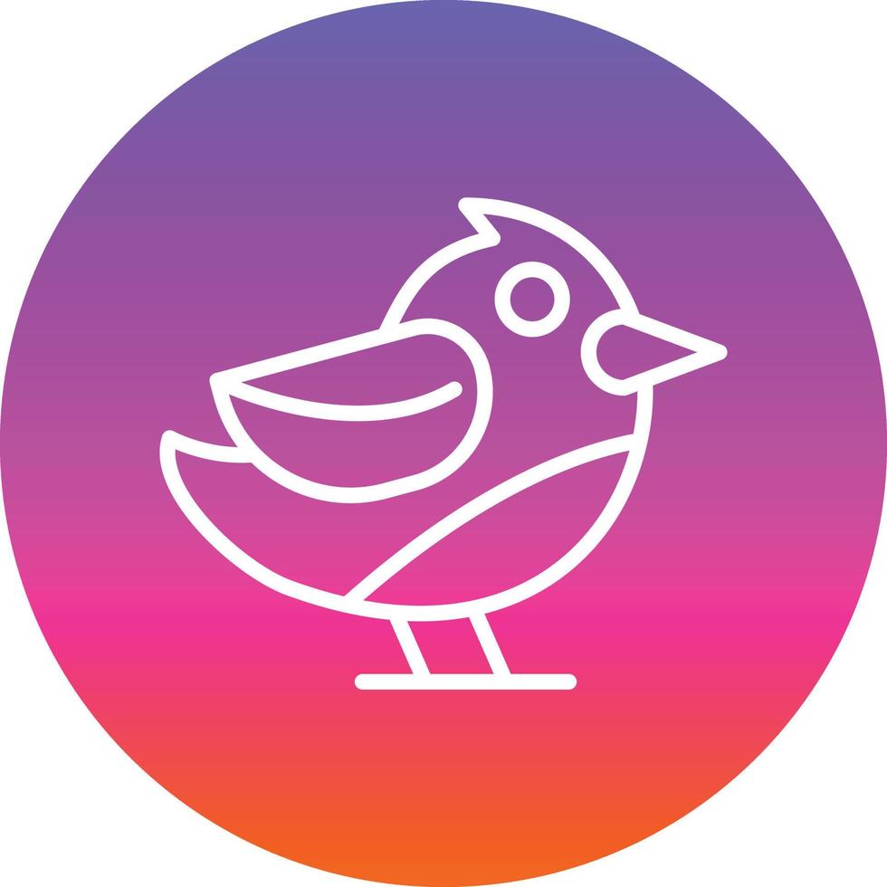 Bird Vector Icon Design