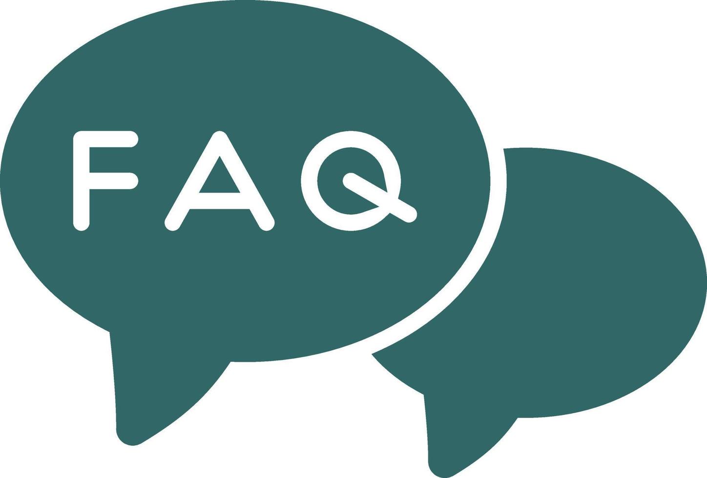 FAQ Vector Icon Design