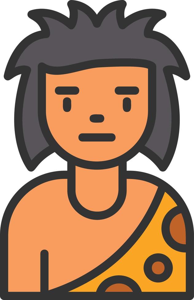 Caveman Vector Icon Design