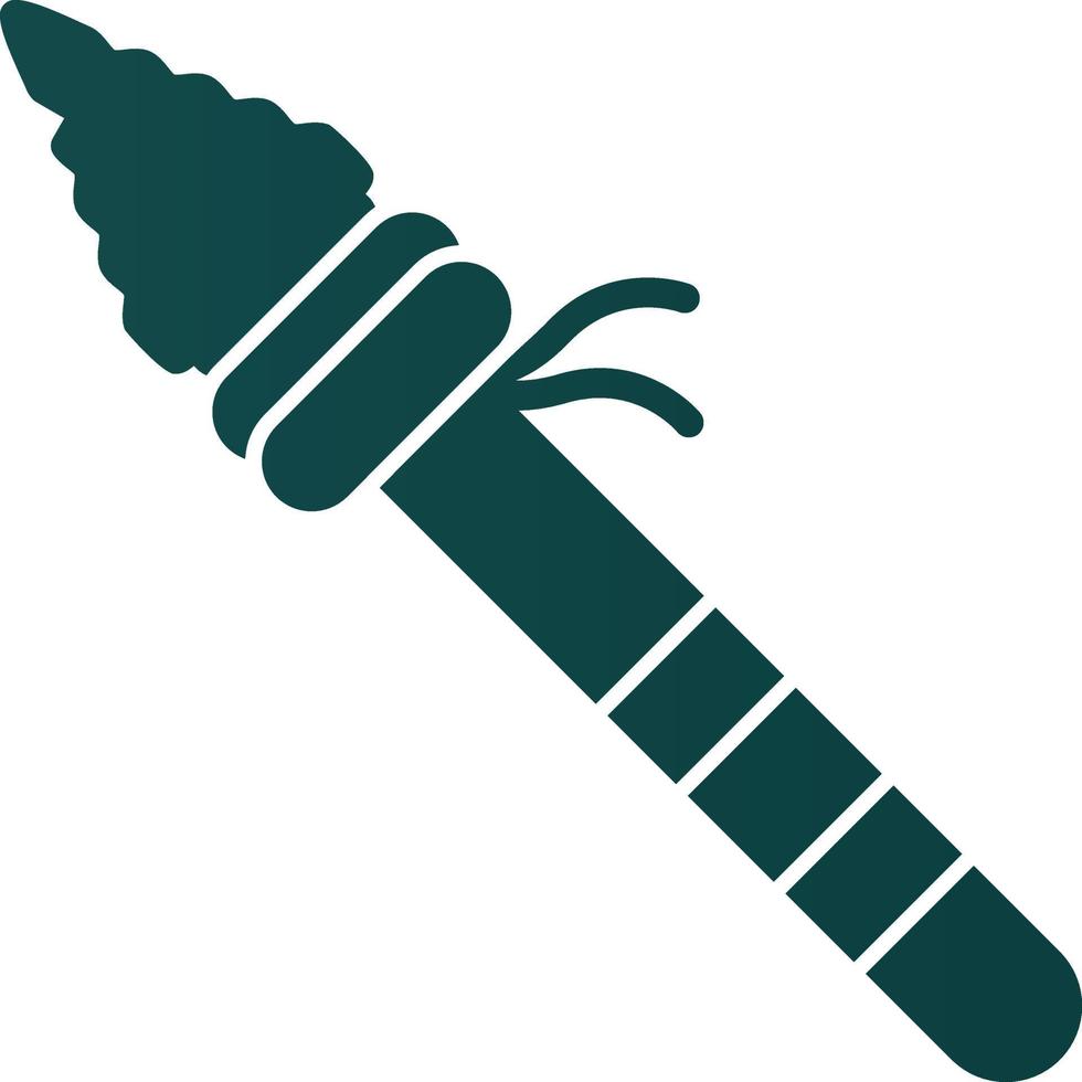 Spear Vector Icon Design