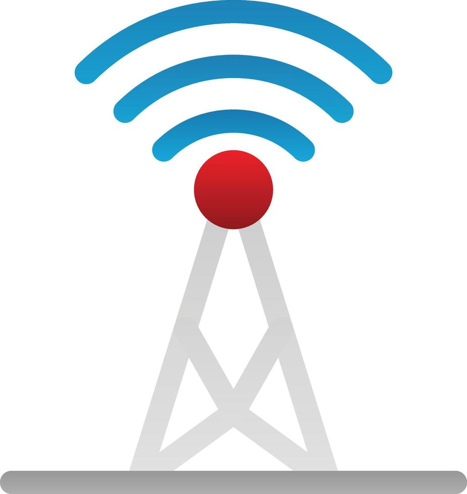 Broadcast Vector Icon Design