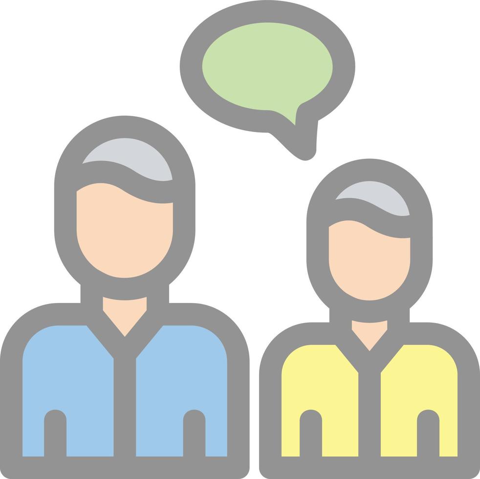 Talk Vector Icon Design