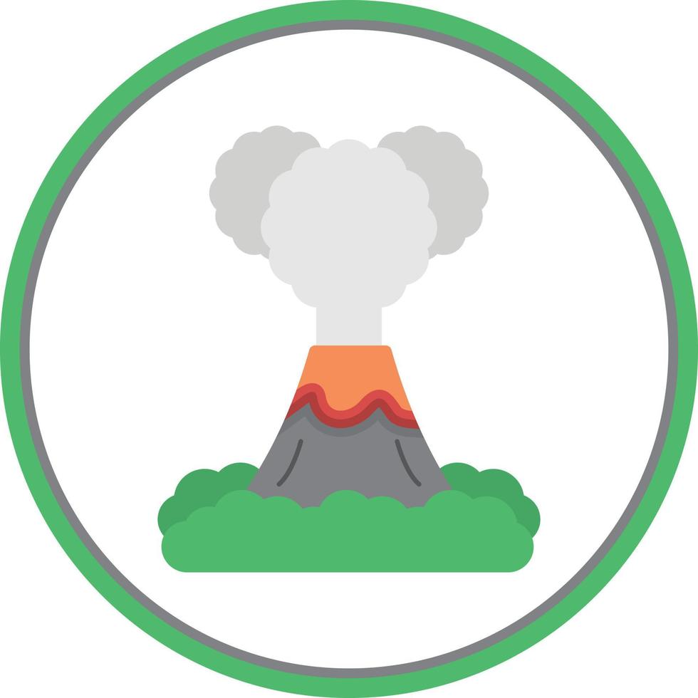 Volcano Vector Icon Design