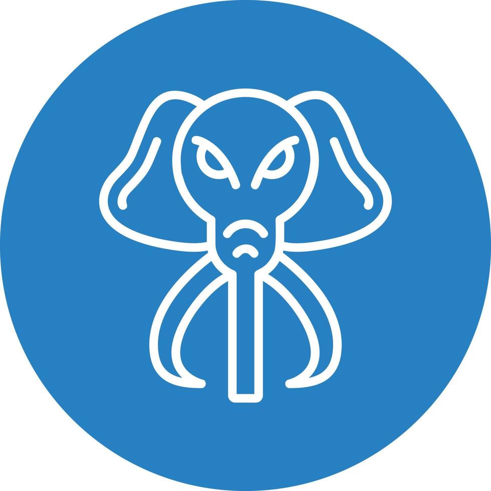 Mammoth Vector Icon Design