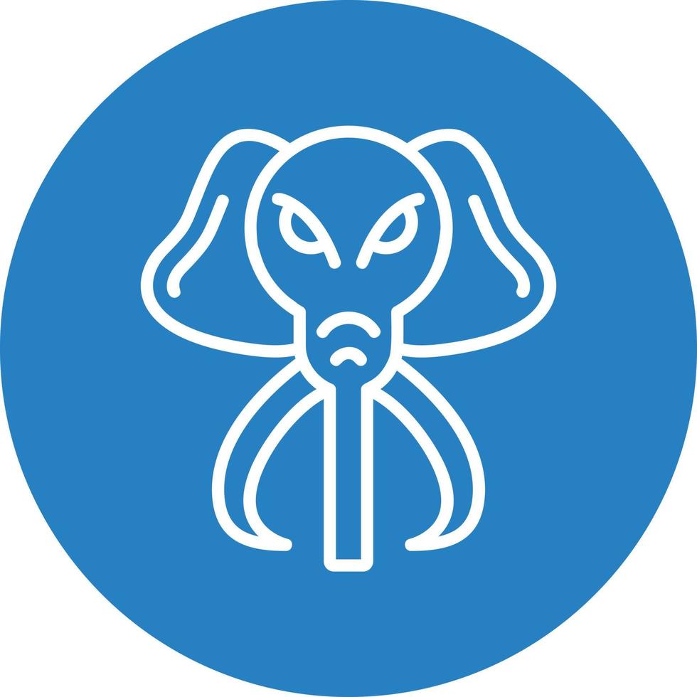 Mammoth Vector Icon Design