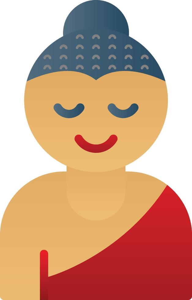 Buddha Vector Icon Design