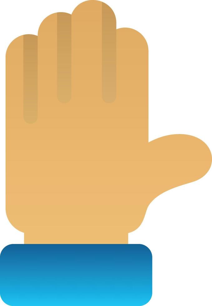 levantar el diseño del icono del vector de la mano