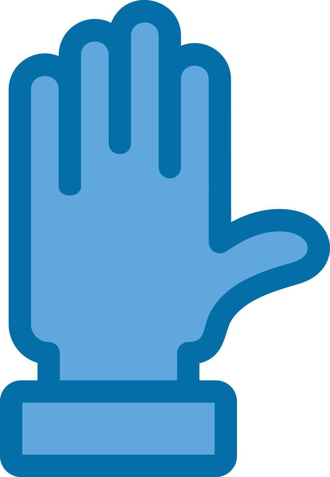 Raise Hand Vector Icon Design
