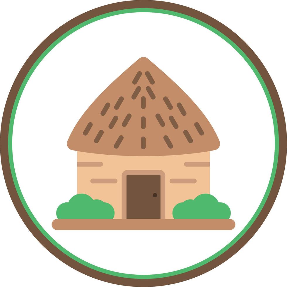 Hut Vector Icon Design