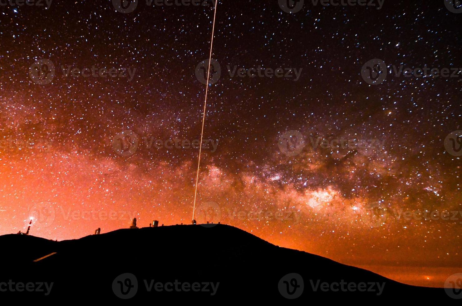 Starry sky view photo