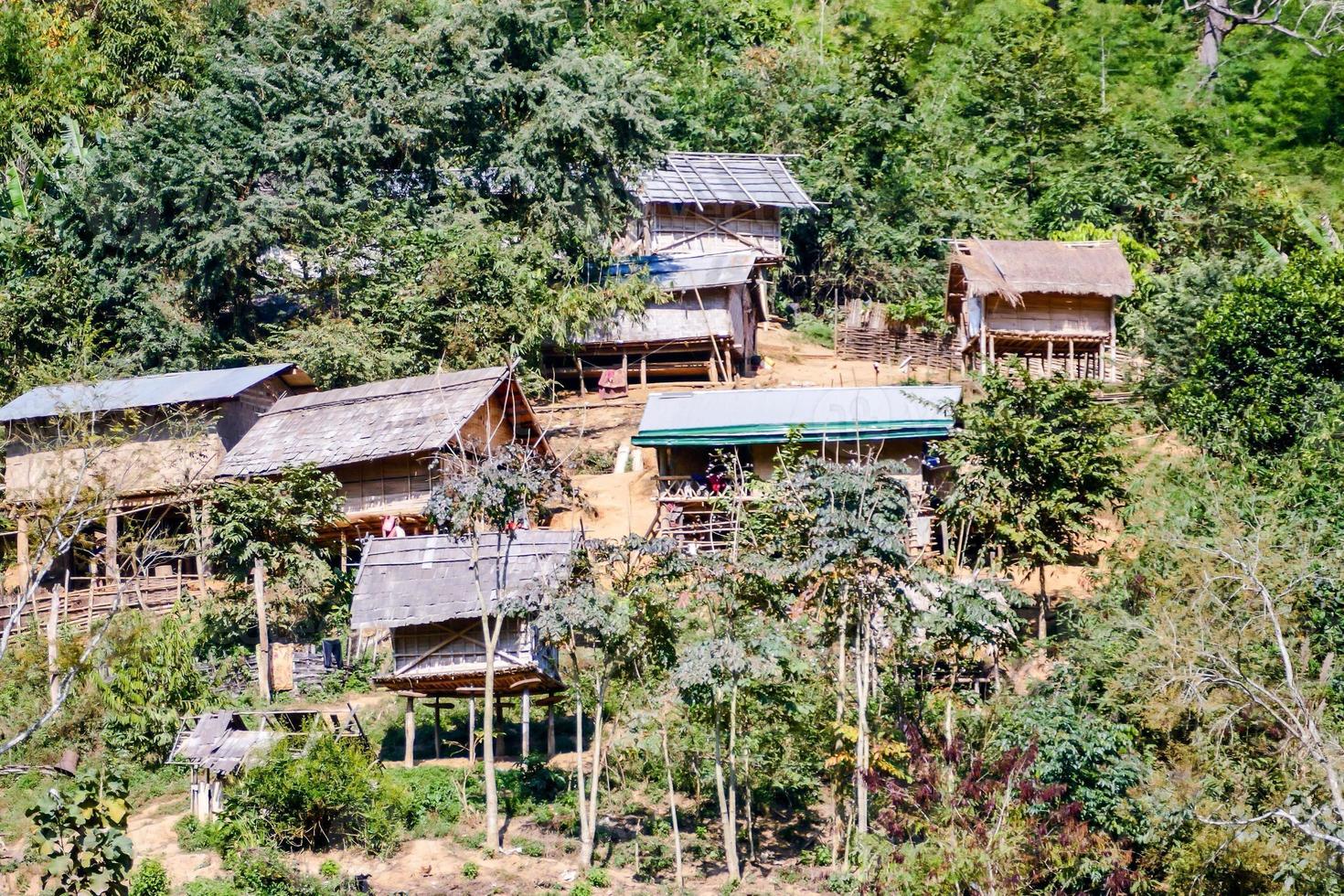 Rural landscape in Eastern Asia photo