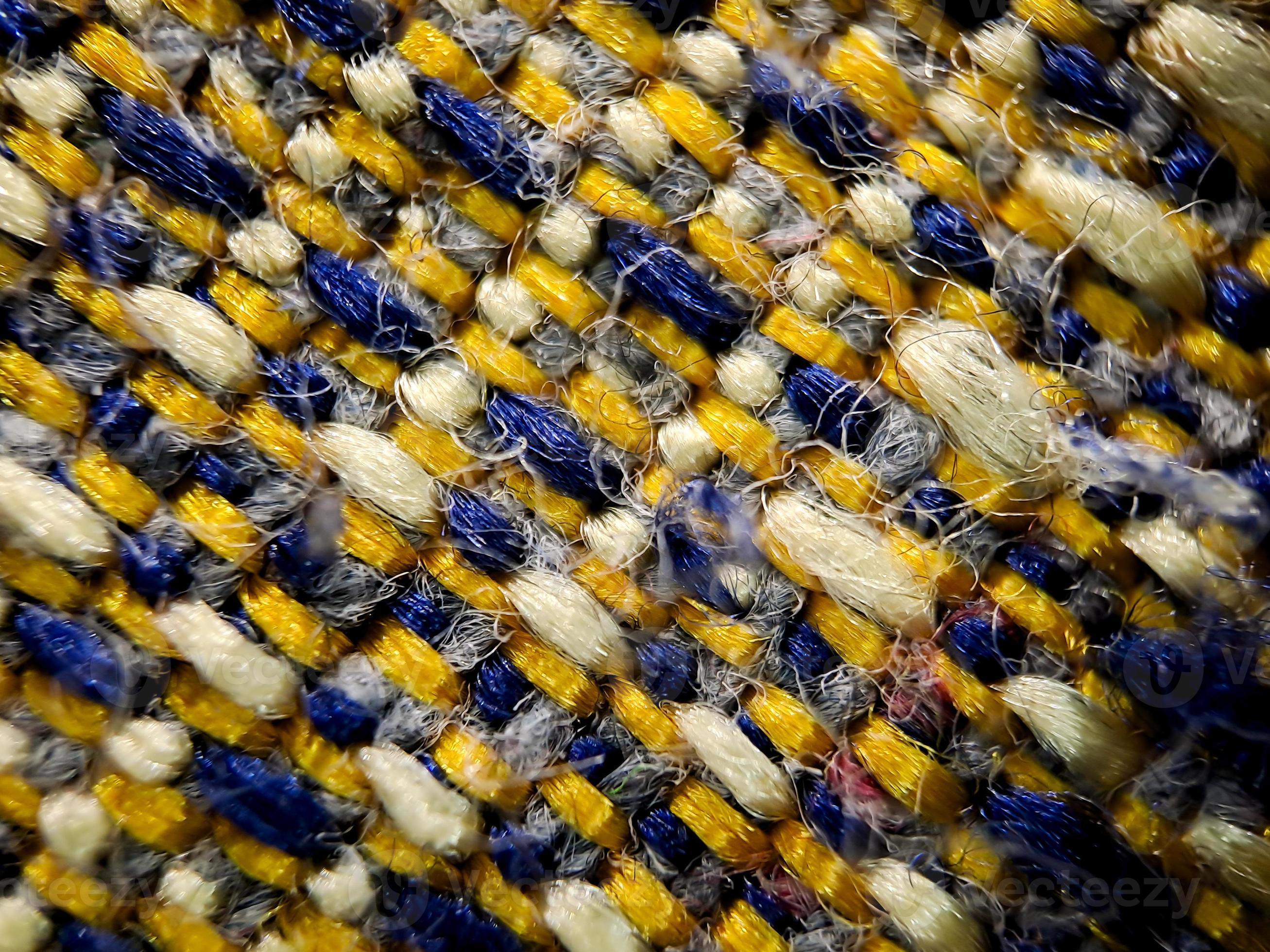 the texture of the prayer rug in dark blue and gold. suitable for