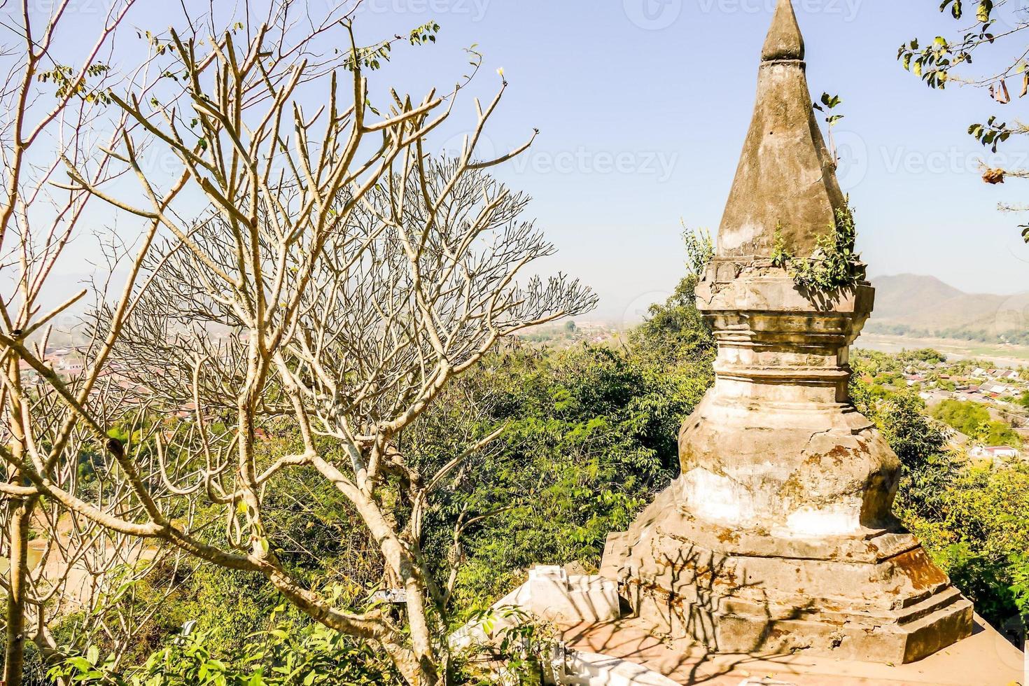 Ancient Buddhist temple in East Asia photo