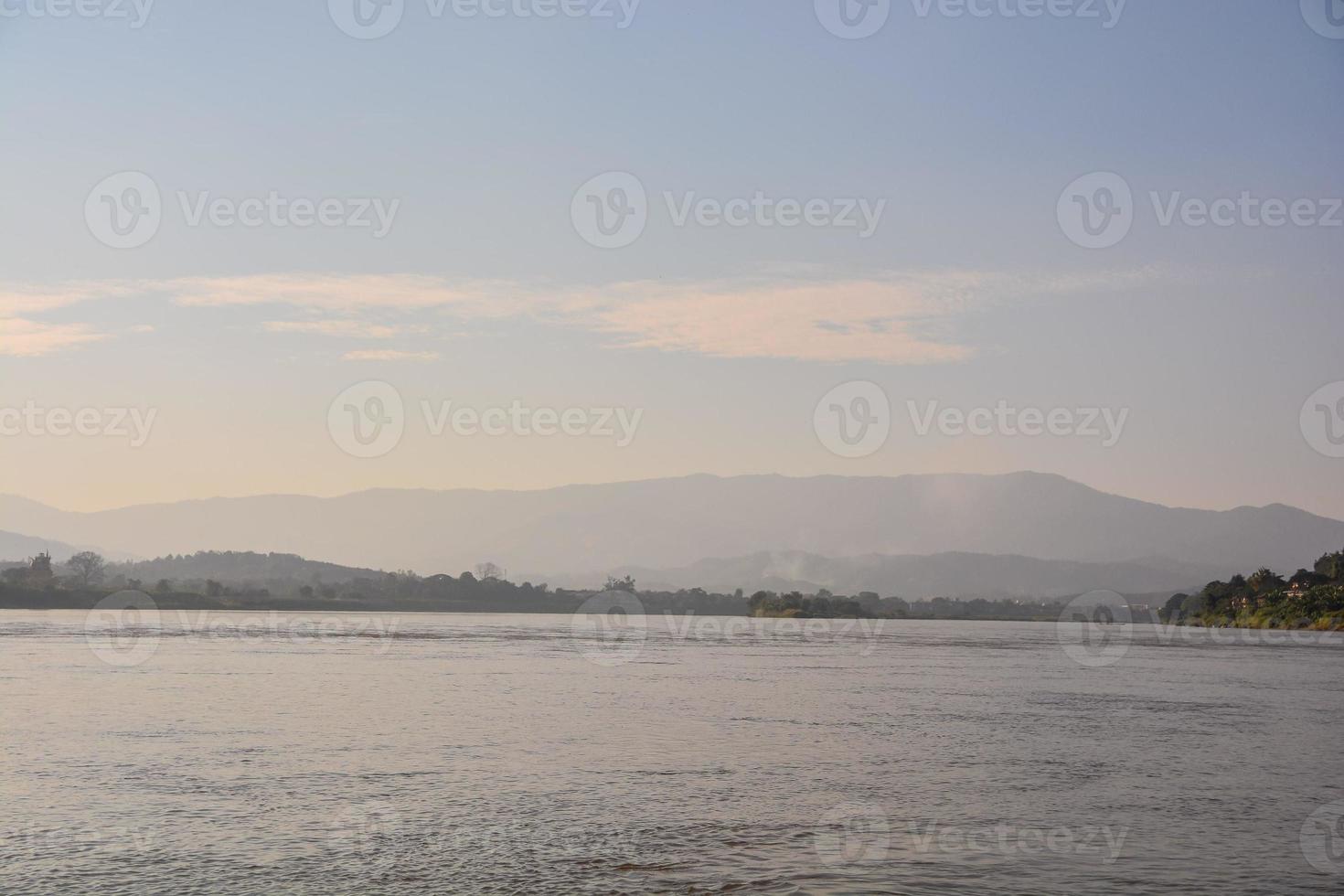 Rural landscape in East Asia photo