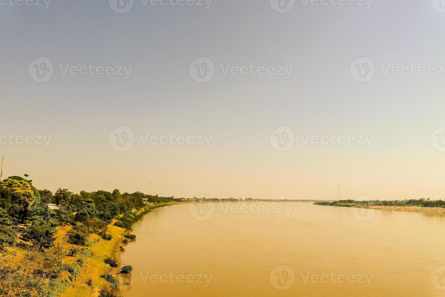 Rural landscape in East Asia photo