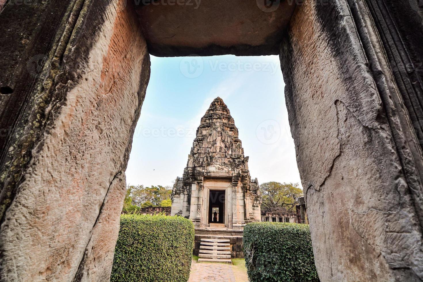 Thailand temple view photo