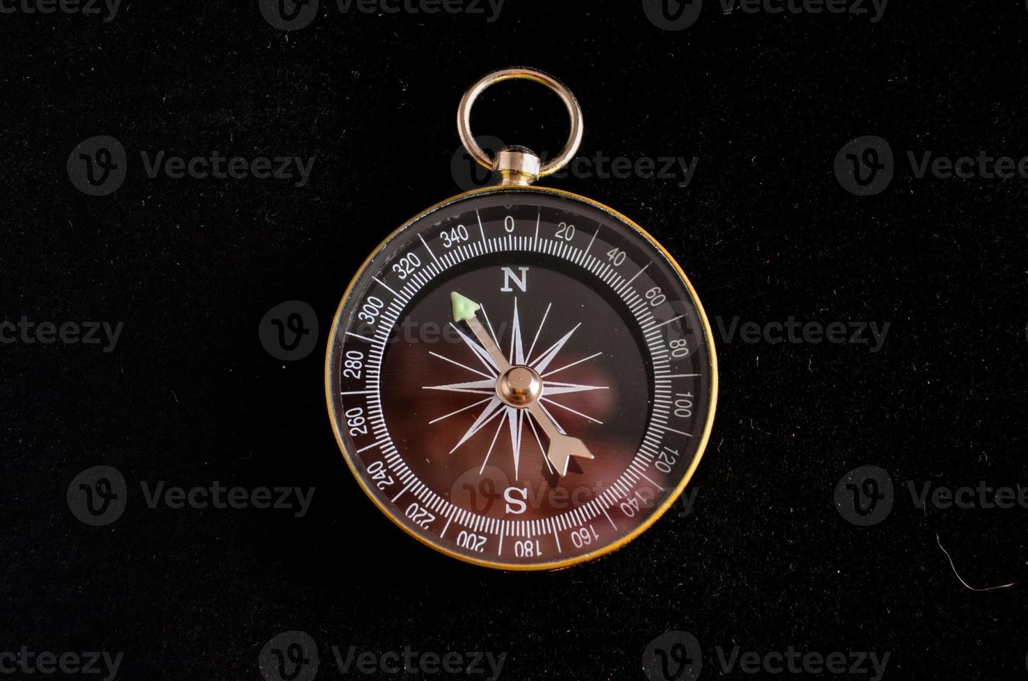 Isolated Metal Compass photo