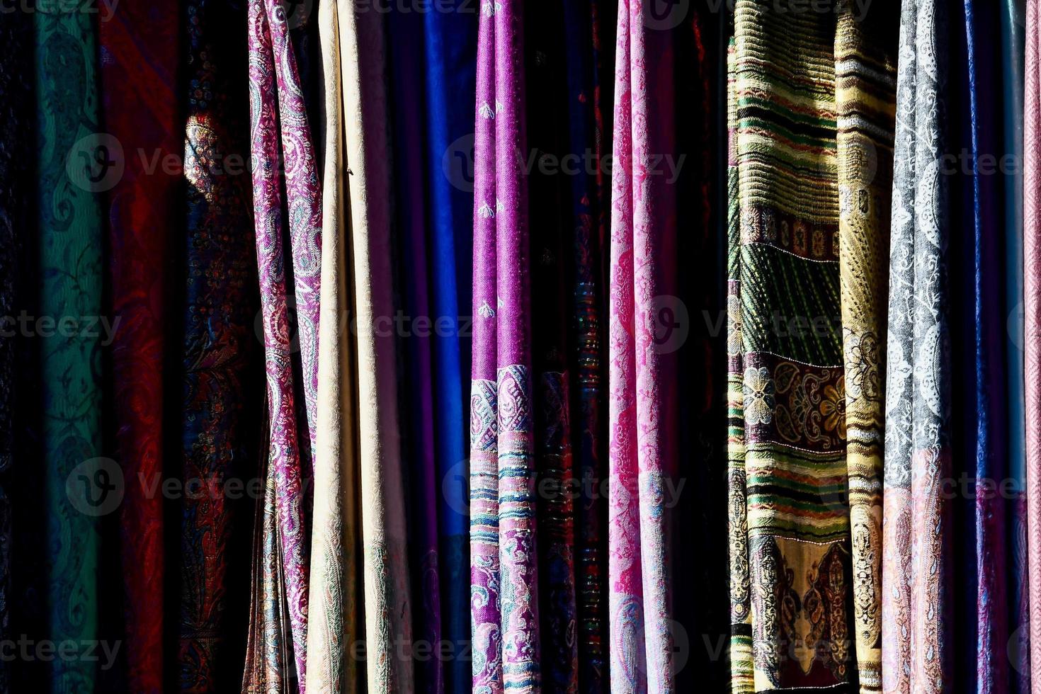 Silk cloth close up photo