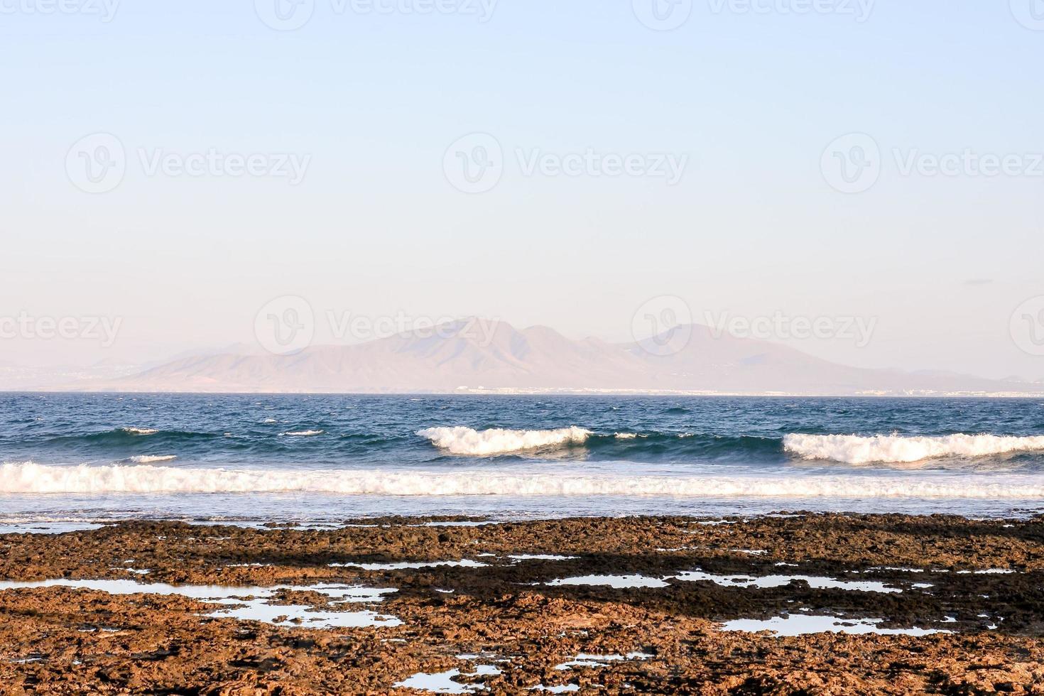 vista al mar azul foto