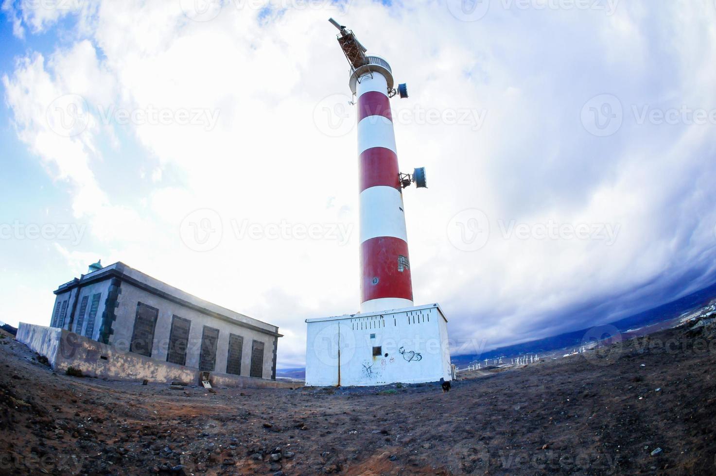 vista de un faro foto