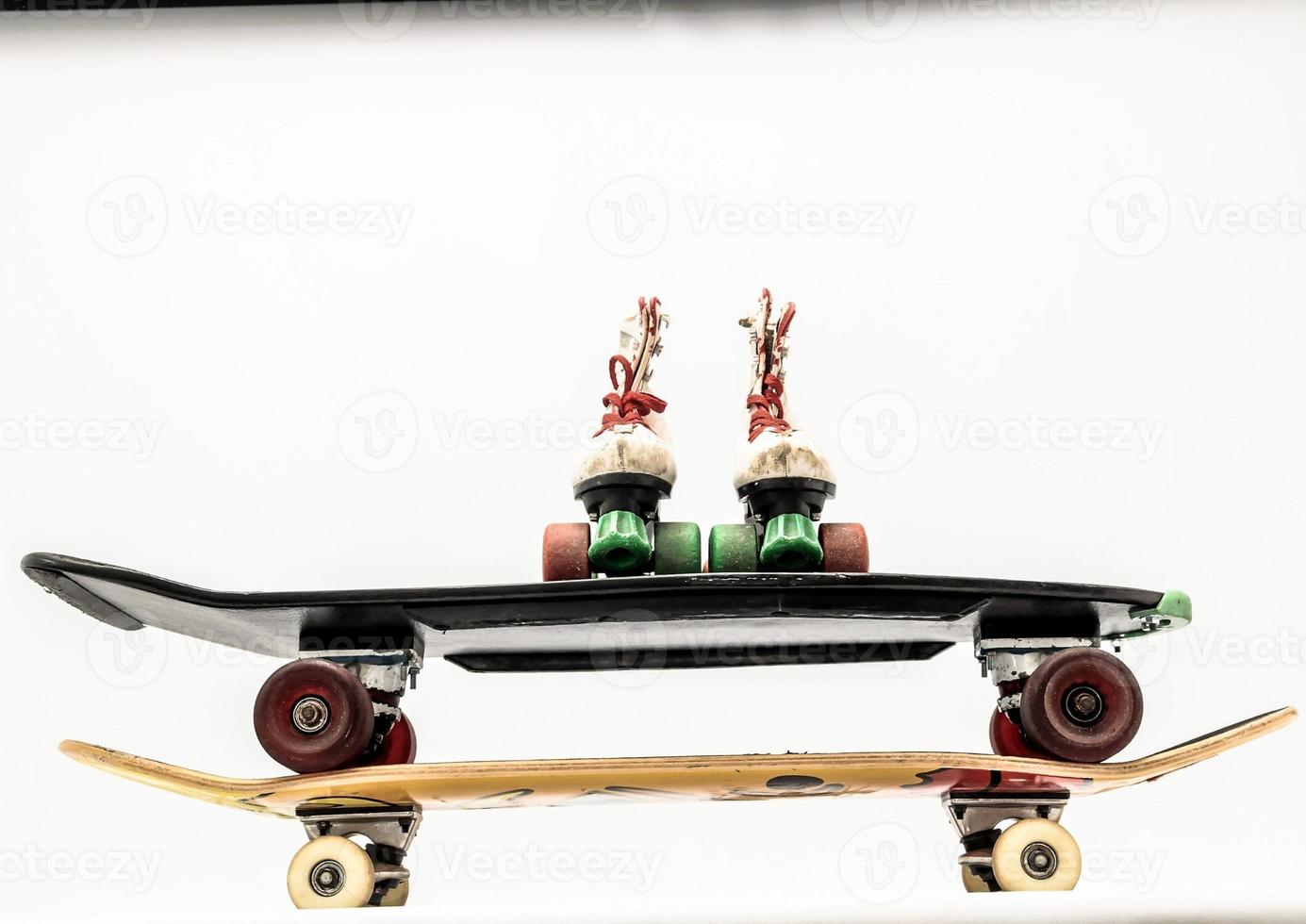 Skates and skateboards photo
