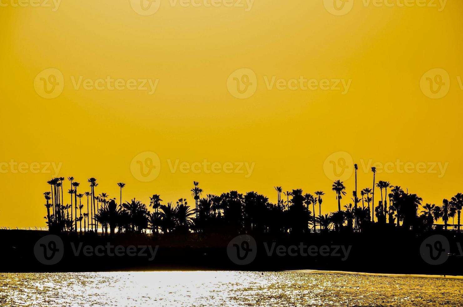 Colourful sky at sunset photo