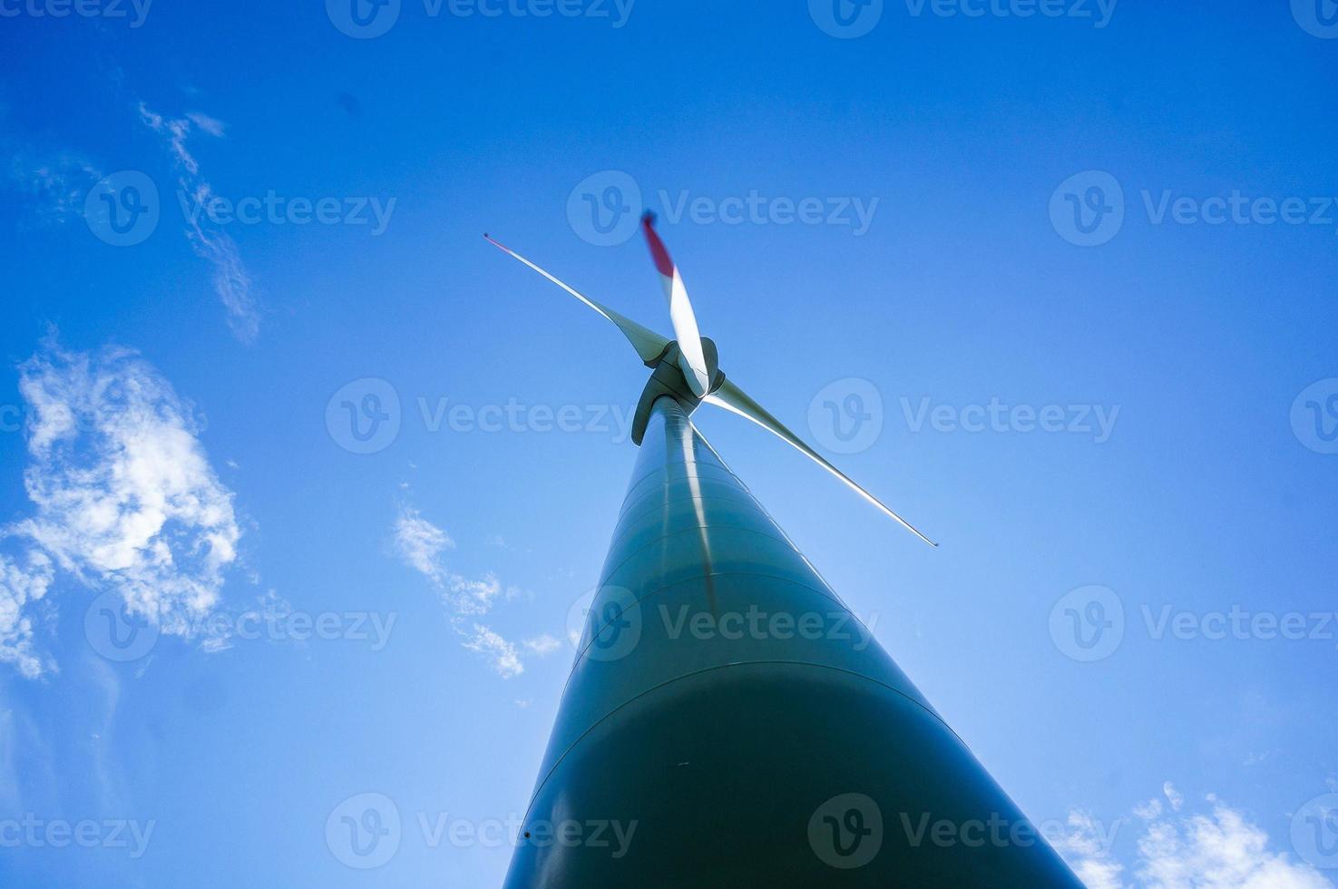 Wind turbines view photo